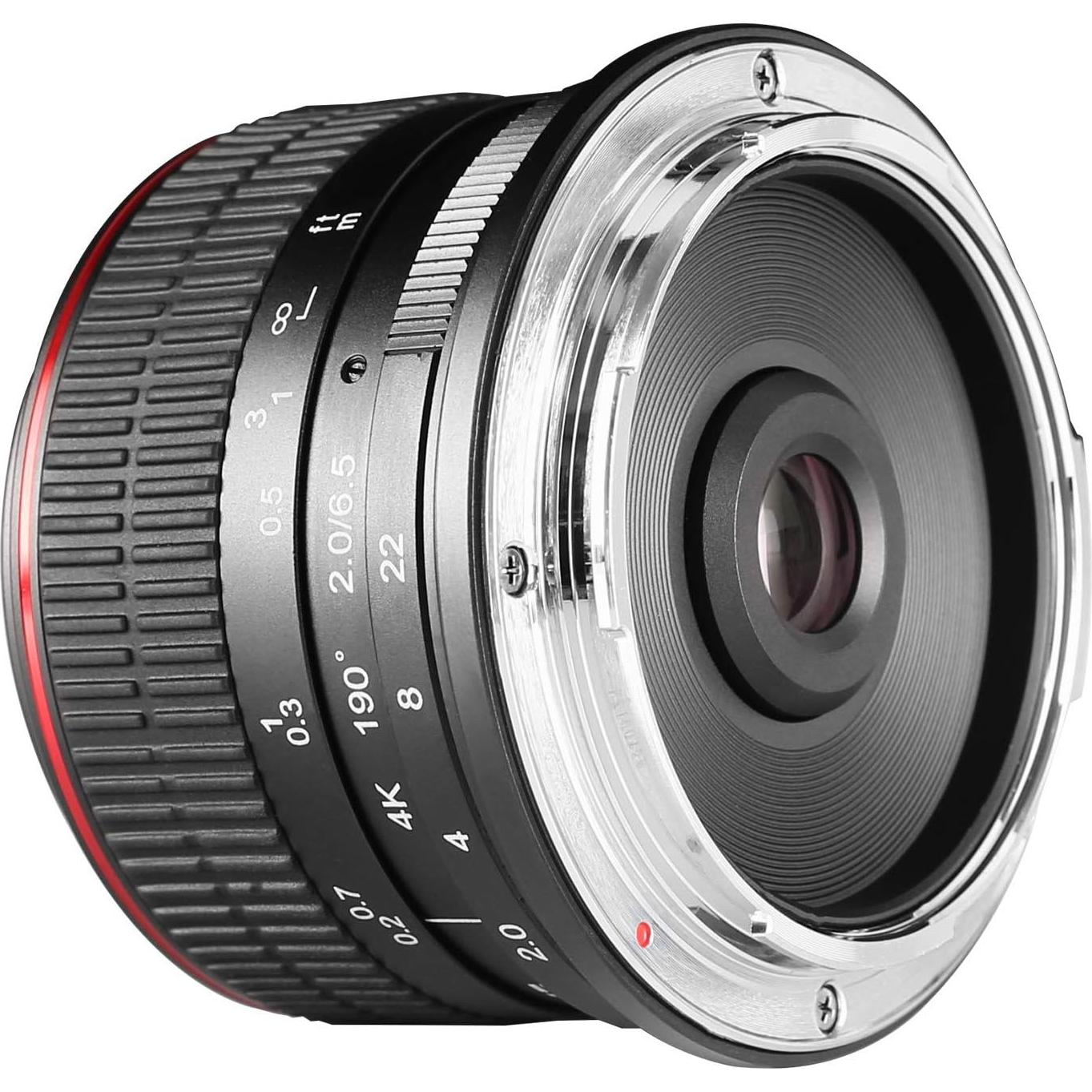 Lente Ojo de Pez MEKE 6.5mm f2.0 para Cámaras Sony