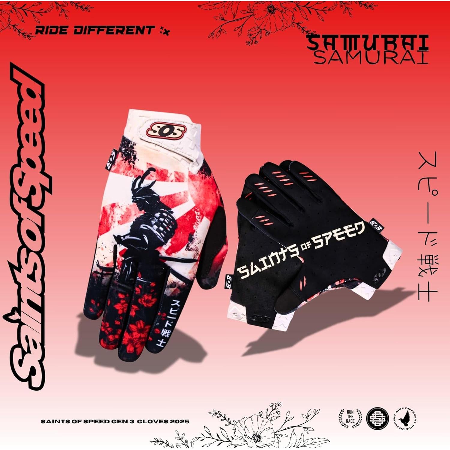 Guantes de Motocross Saints of Speed - Extra Pequeño, Mach II