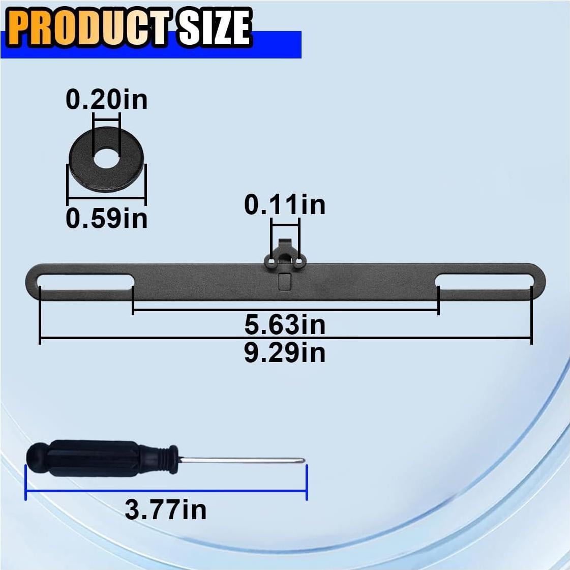 Soporte de Placa de Licencia para Cámara Trasera KITUREK
