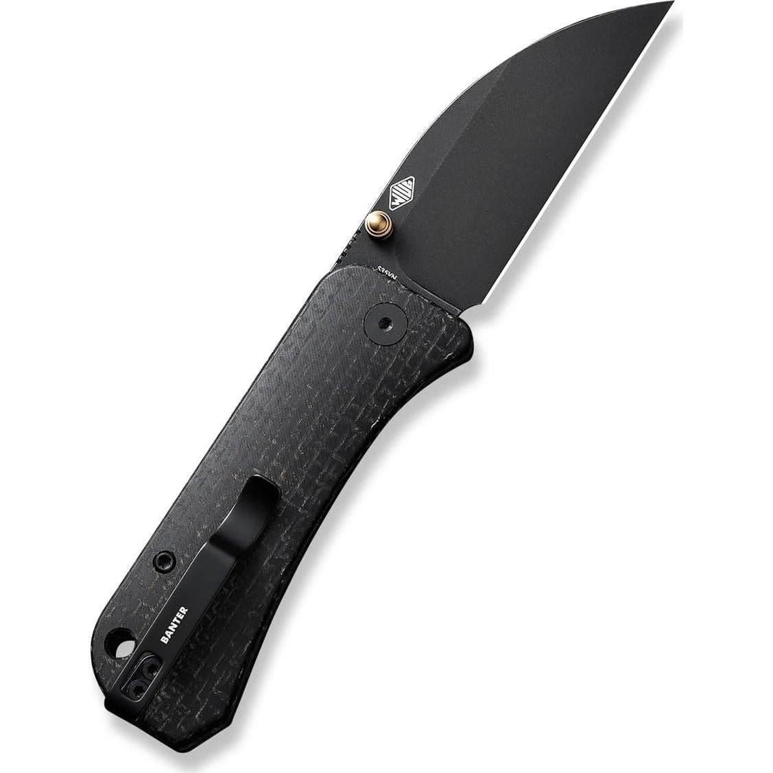 Cuchillo de bolsillo WeKnife Banter Wharncliffe 164.3mm Negro