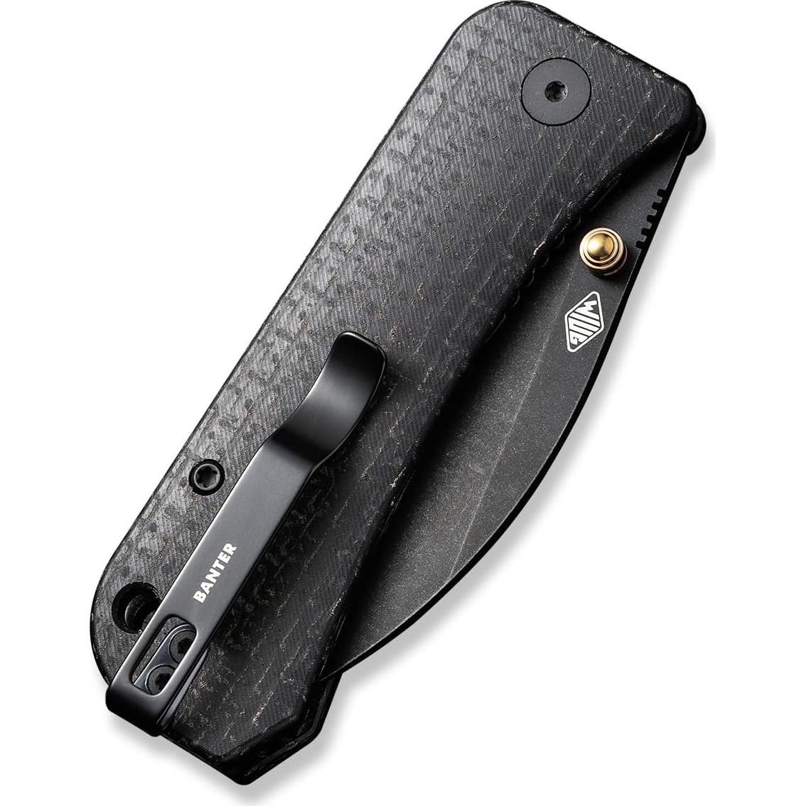 Cuchillo de bolsillo WeKnife Banter Wharncliffe 164.3mm Negro