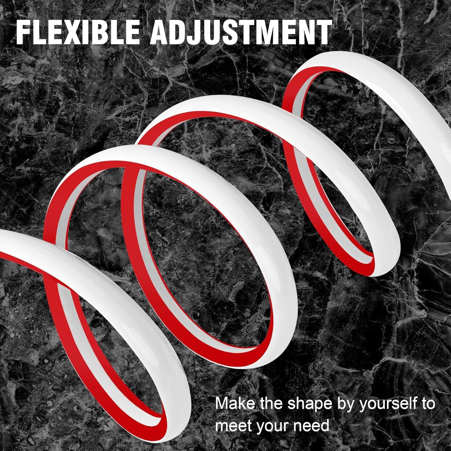 Moldura Flexible Autoadhesiva Miuwauer QRM 3.05m Blanco