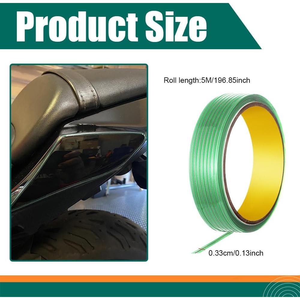 Cinta de Corte de Películas QZTYTY 5M Verde para Automóviles