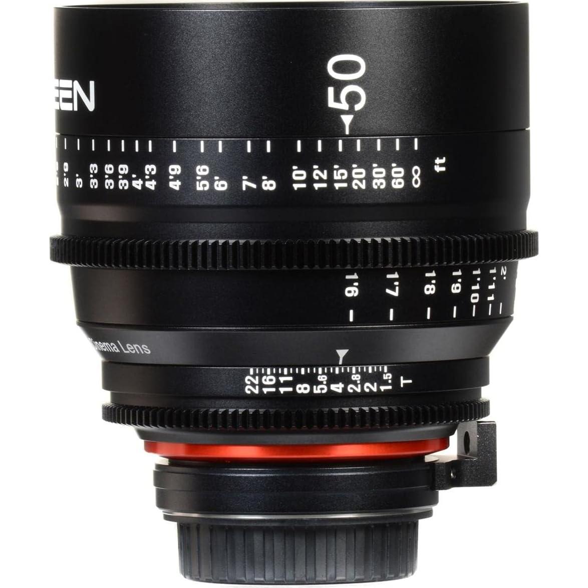 Lente de Cine Rokinon Xeen 50mm T1.5 para Canon EF