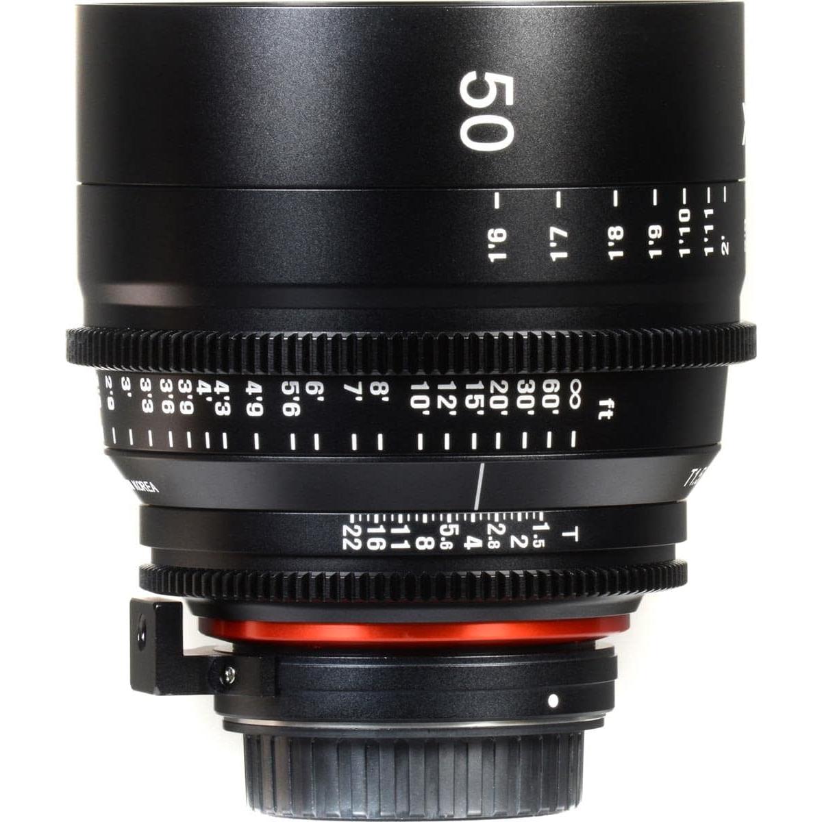 Lente de Cine Rokinon Xeen 50mm T1.5 para Canon EF