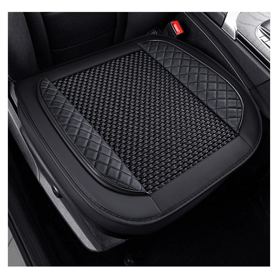 Funda de Asiento de Coche Ziciner 62x55 cm Cuero Negro