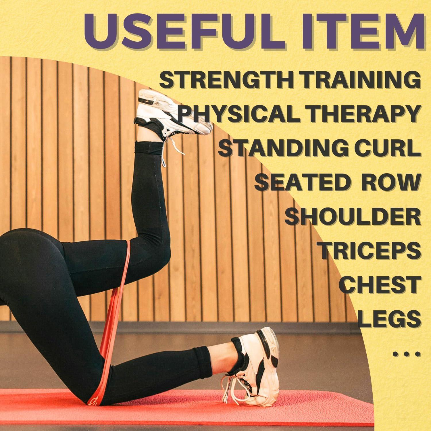 Bandas de Resistencia LEZER Amarillo 2.27-6.8 kg para Gimnasio