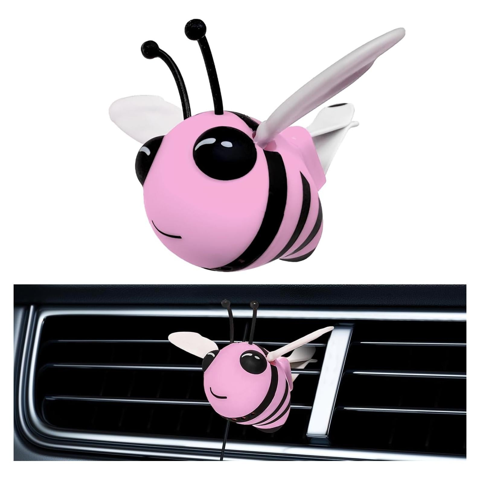 Ambientador de Auto Abeja Linda SHMZK - Fragancia Rosa