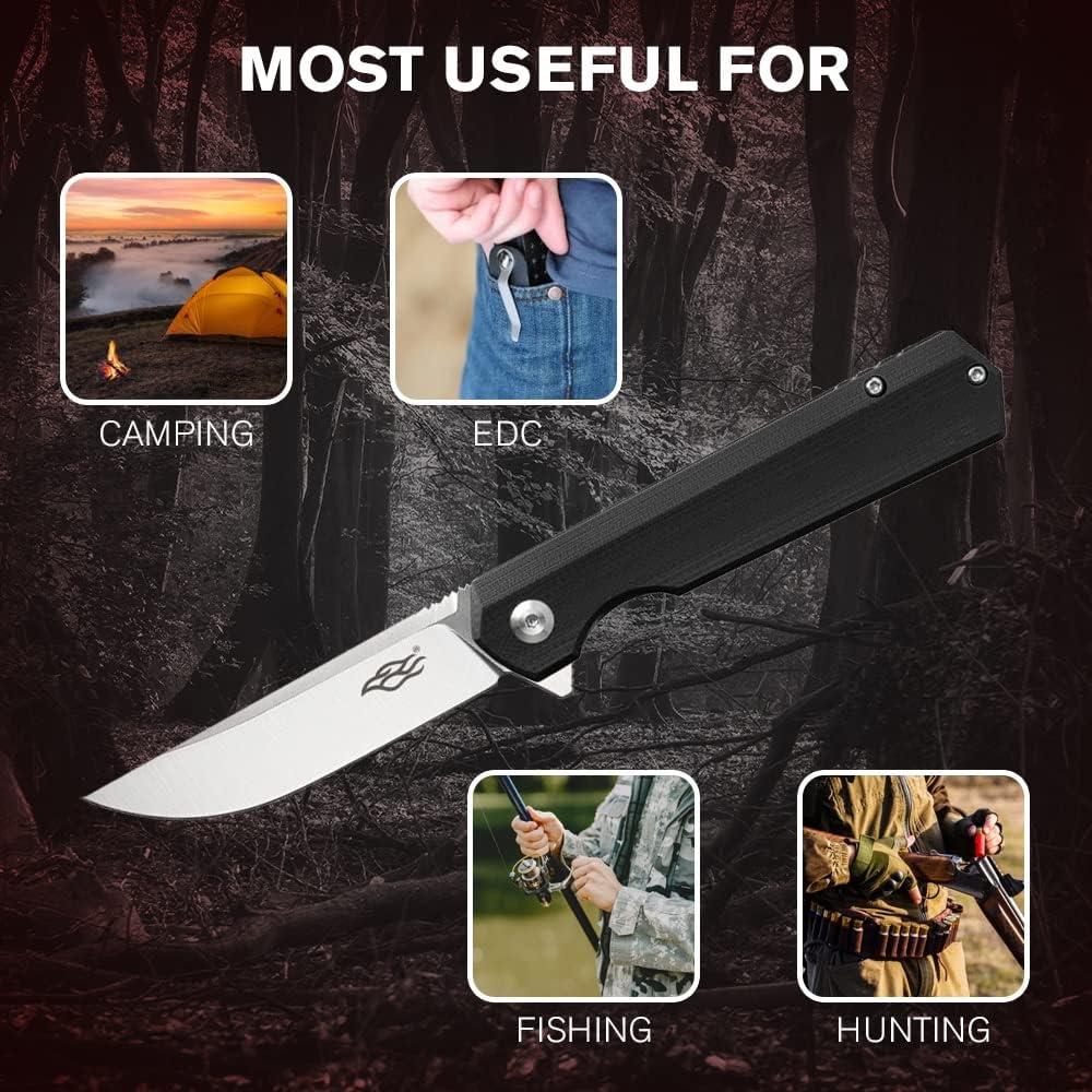 Cuchillo Plegable Firebird Ganzo FH11S-BK G10 Negro EDC