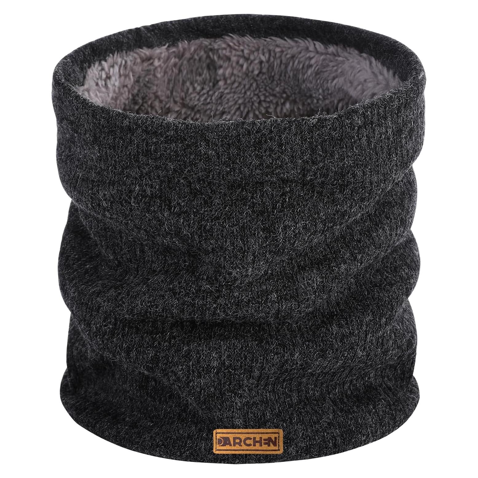 Gaiter de Cuello DARCHEN de Forro Polar Invierno 1 Pza Negro