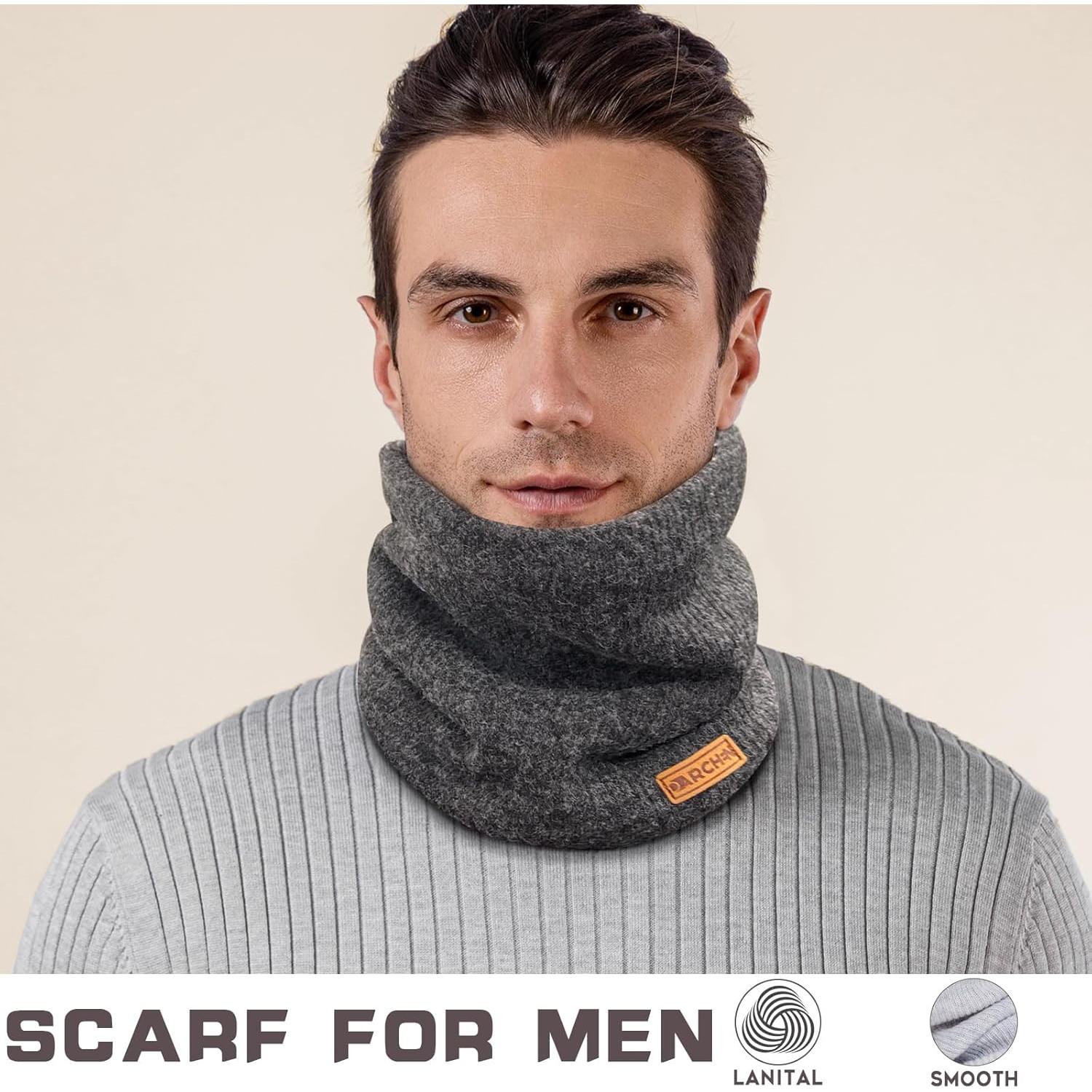 Gaiter de Cuello DARCHEN de Forro Polar Invierno 1 Pza Negro