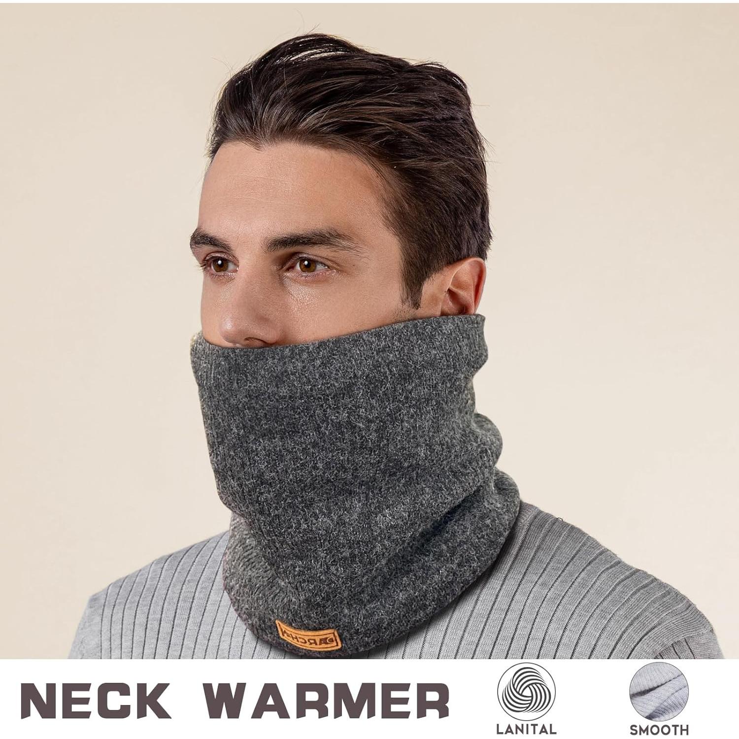 Gaiter de Cuello DARCHEN de Forro Polar Invierno 1 Pza Negro