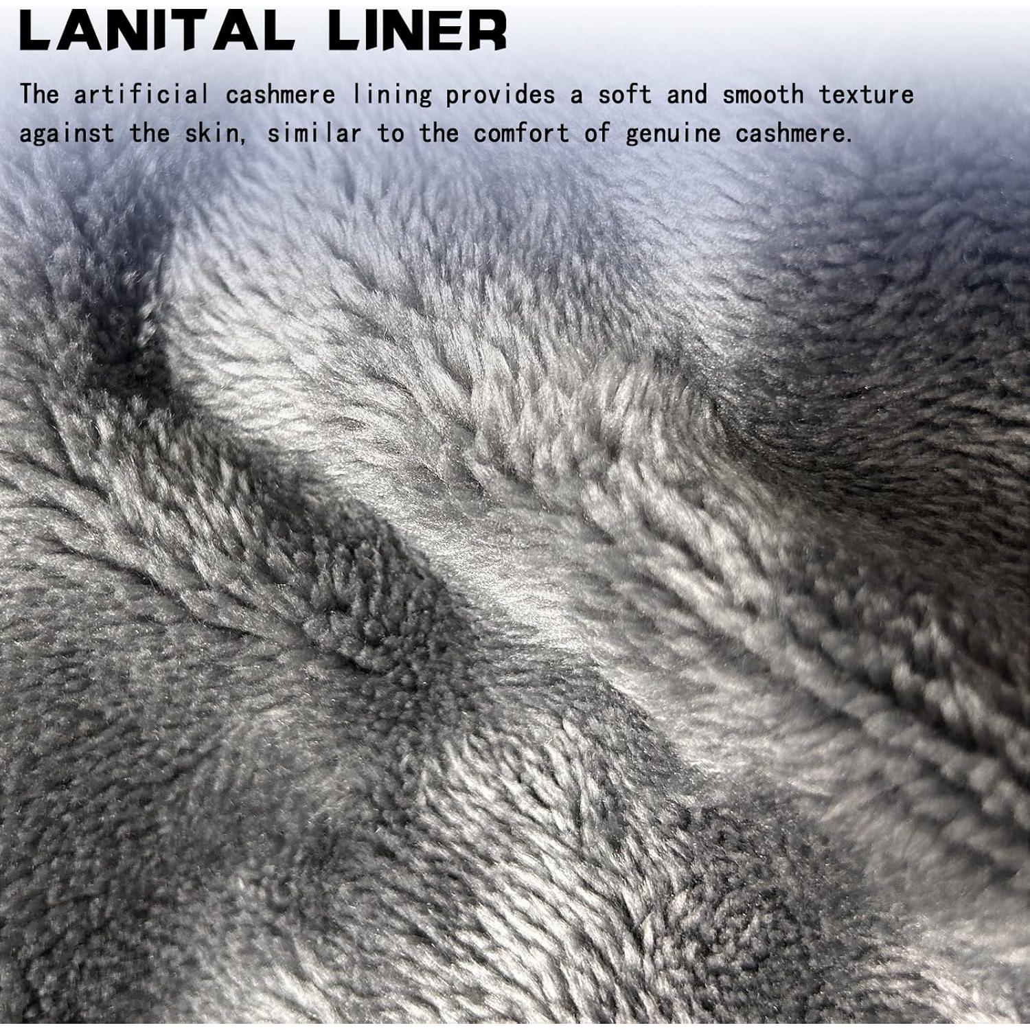 Gaiter de Cuello DARCHEN de Forro Polar Invierno 1 Pza Negro