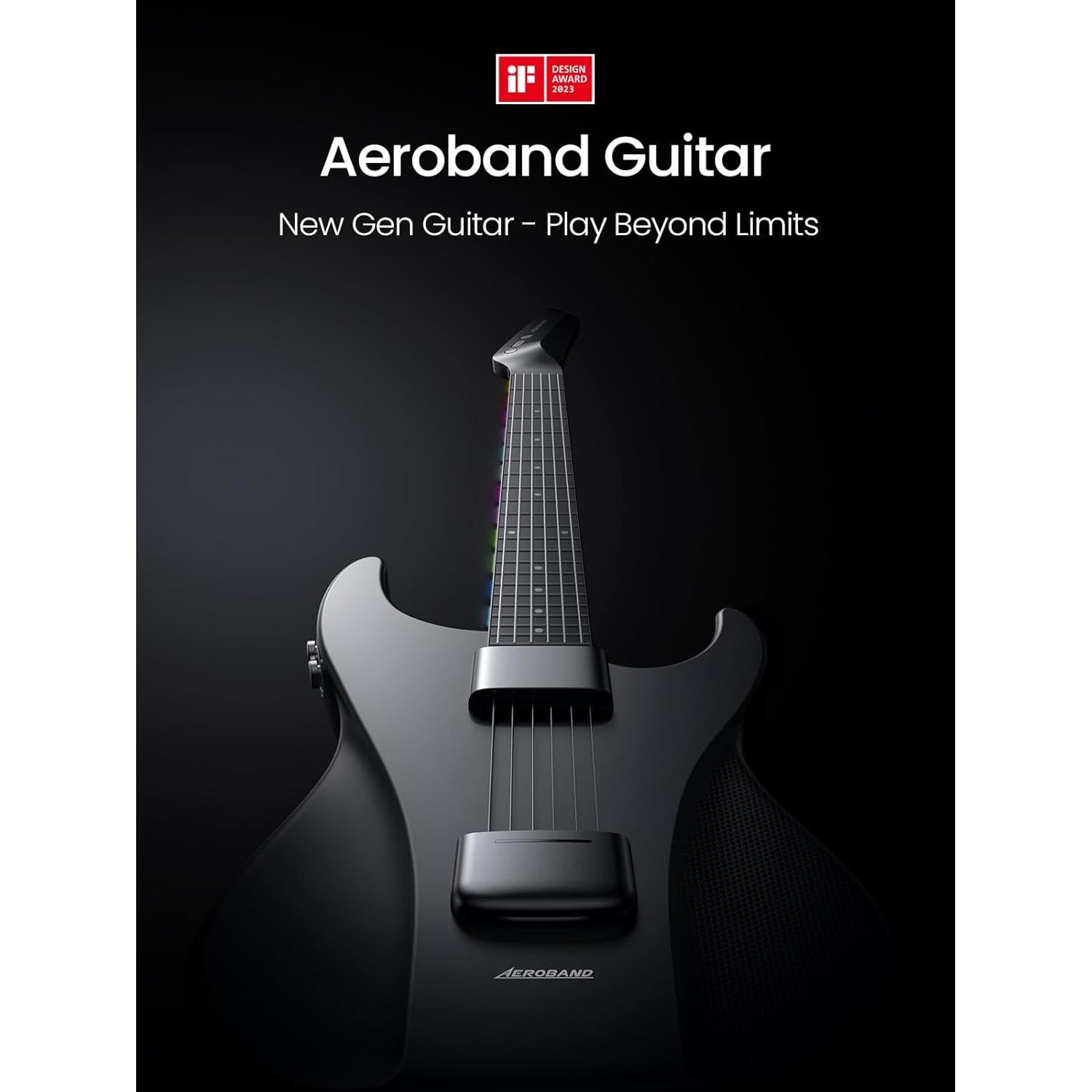 Guitarra Inteligente AeroBand AG01 con Cuerdas de Silicona