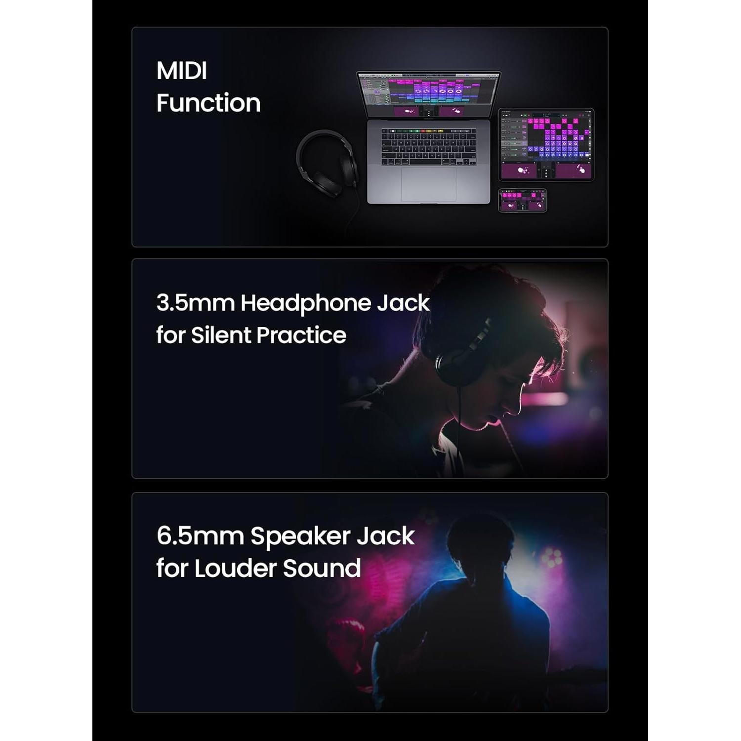 Guitarra Inteligente AeroBand AG01 con Cuerdas de Silicona