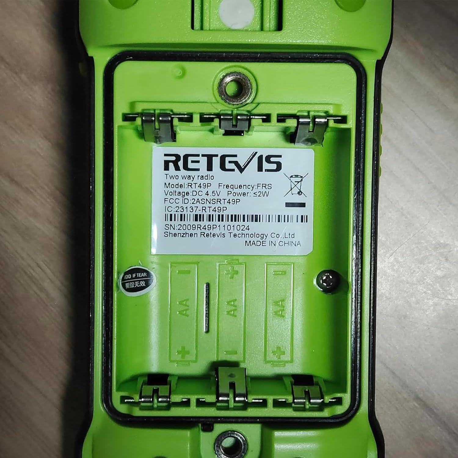 Walkie Talkies Retevis RT49P Impermeables IP67 2 Pcs