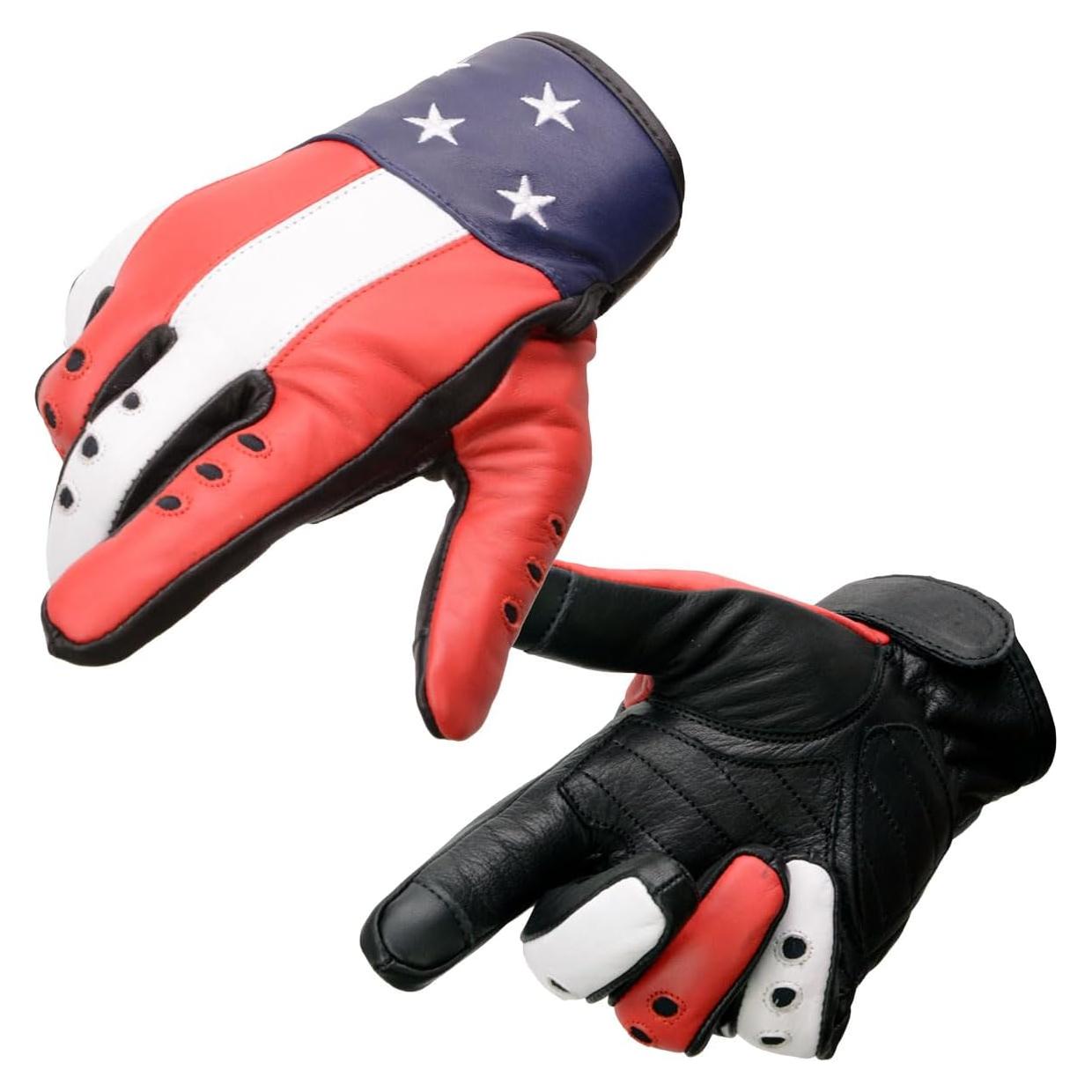 Guantes de Moto Milwaukee MG7527 Hombre Cuero i-Touch