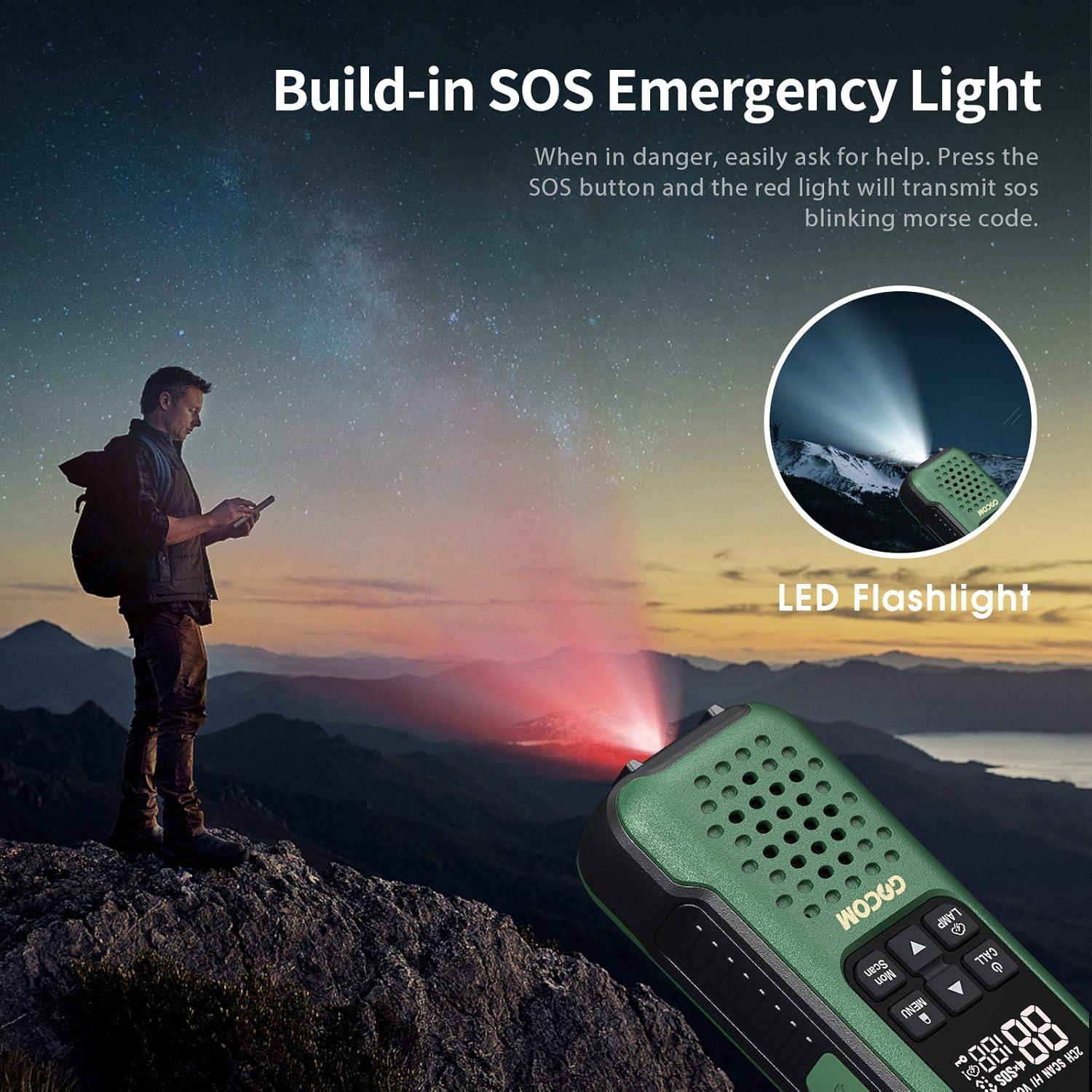 Walkie Talkies GOCOM G9 Impermeables Flotantes 4 Unidades