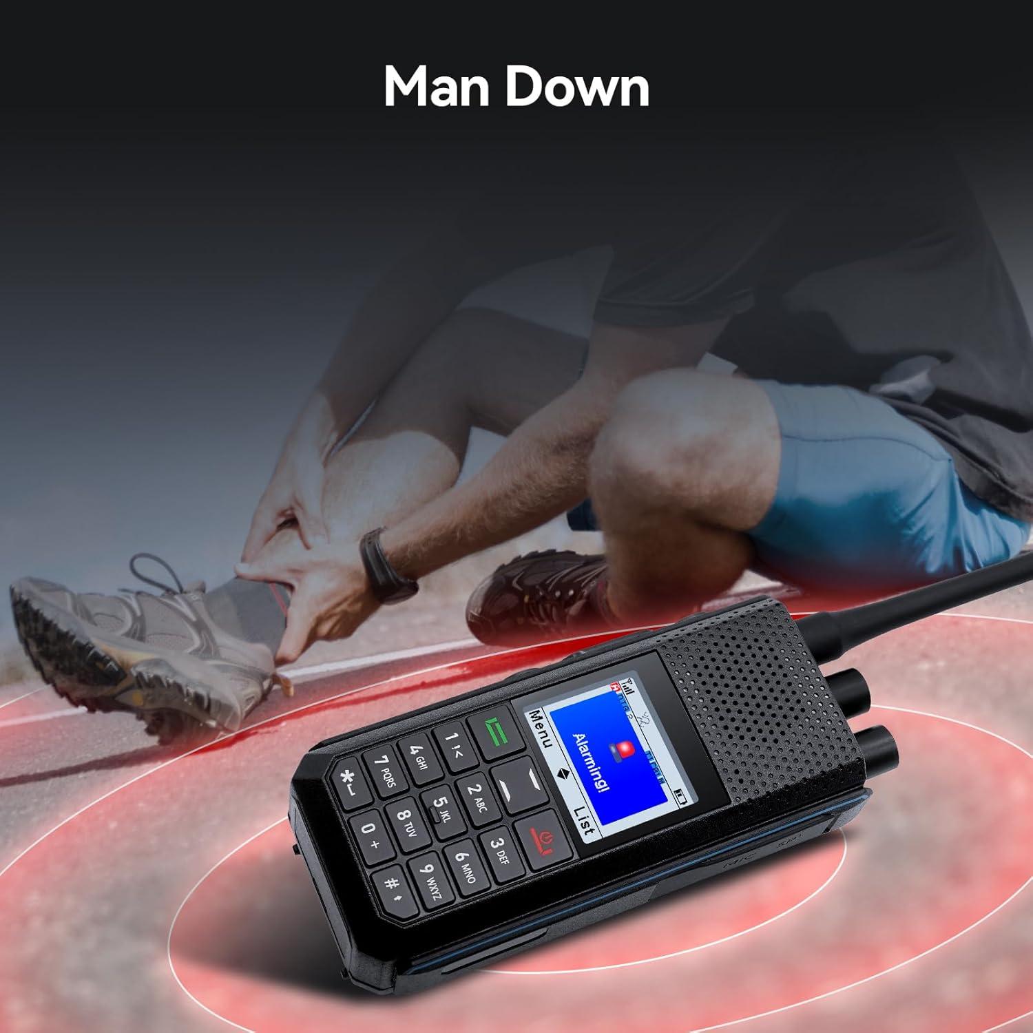 Retevis H1 Radio DMR Doble Banda con GPS y Batería 2900mAh