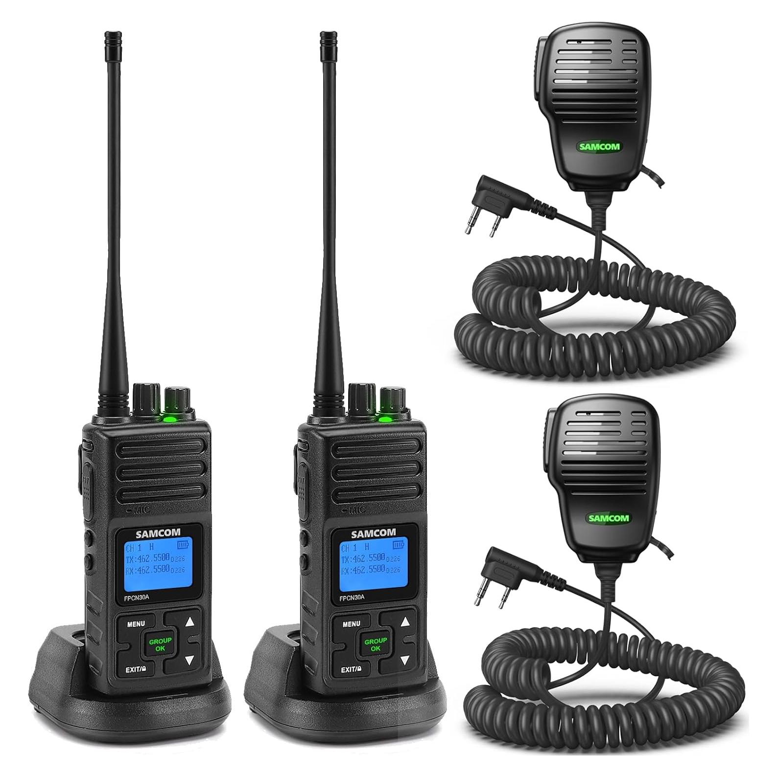Walkie Talkie SAMCOM FPCN30A 5W Recargable 2 Paquetes