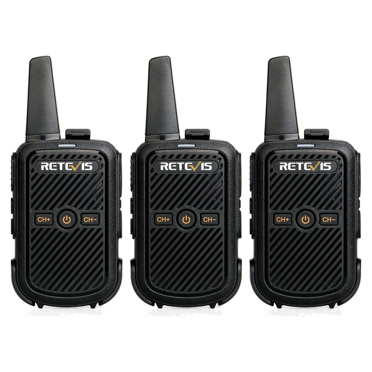Walkie Talkies Retevis RT15 Mini 3 Pack 1000mAh Recargables