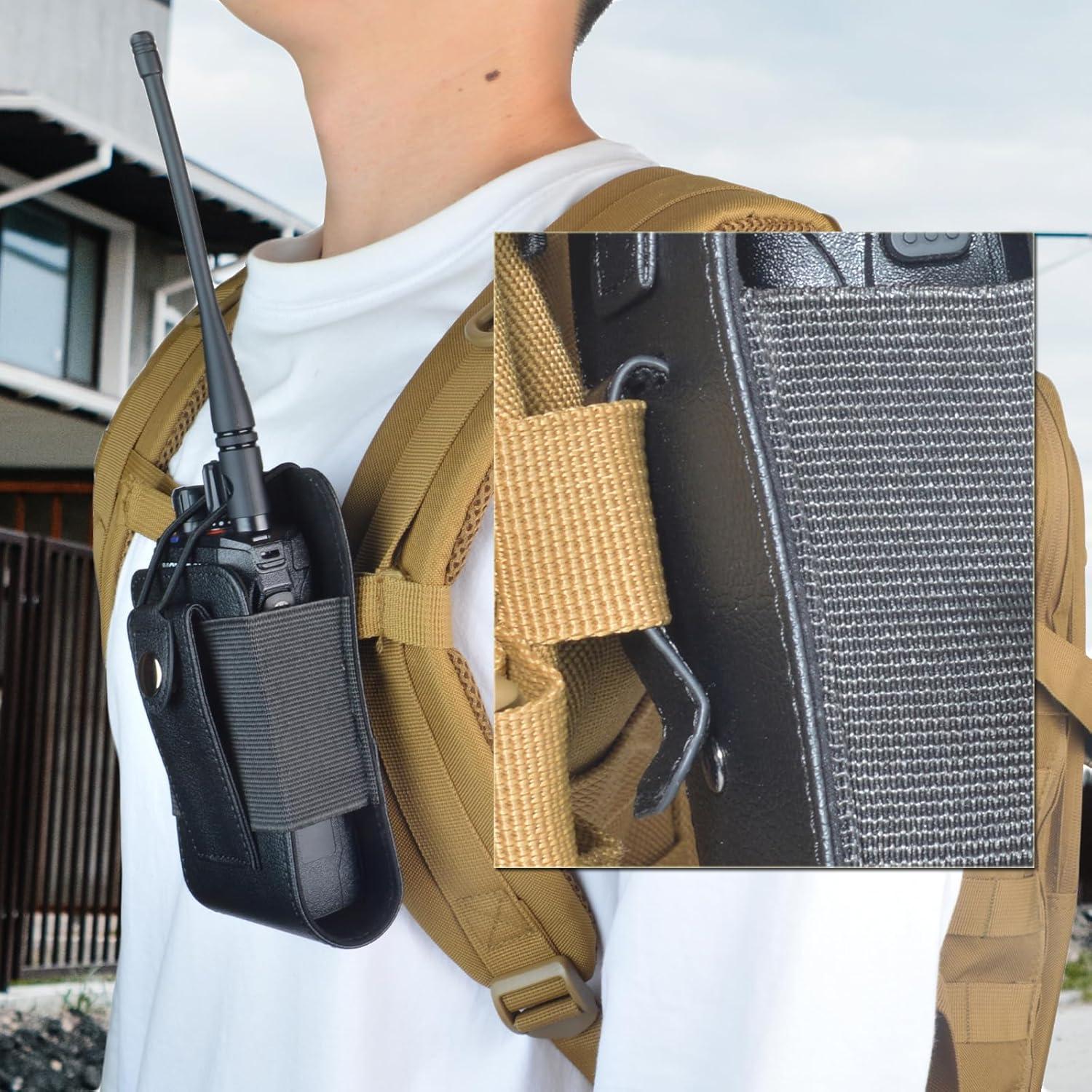 Funda de Radio Walkie Talkie HYS HYSPU02BELT de Cuero Sintético