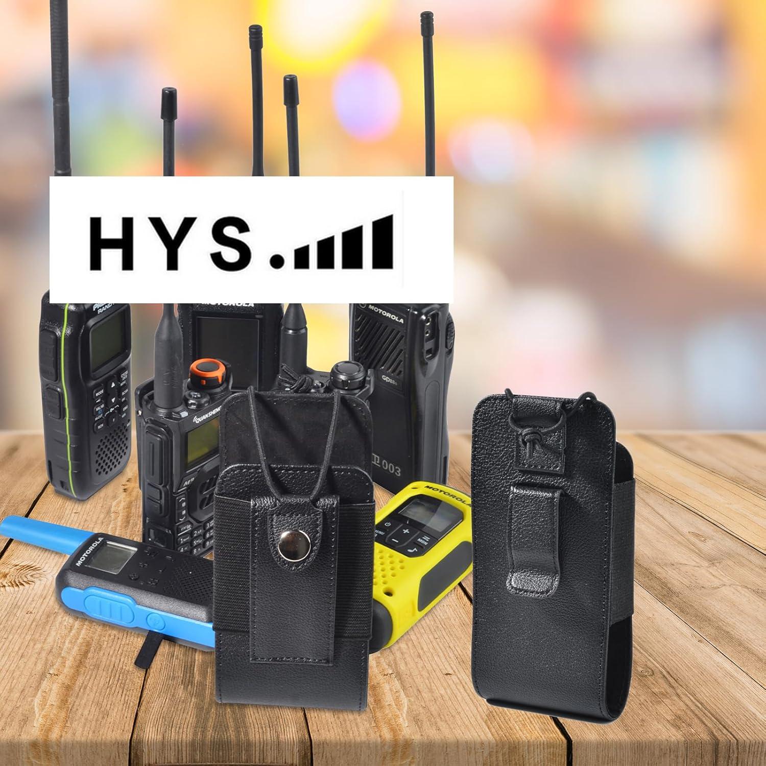 Funda de Radio Walkie Talkie HYS HYSPU02BELT de Cuero Sintético