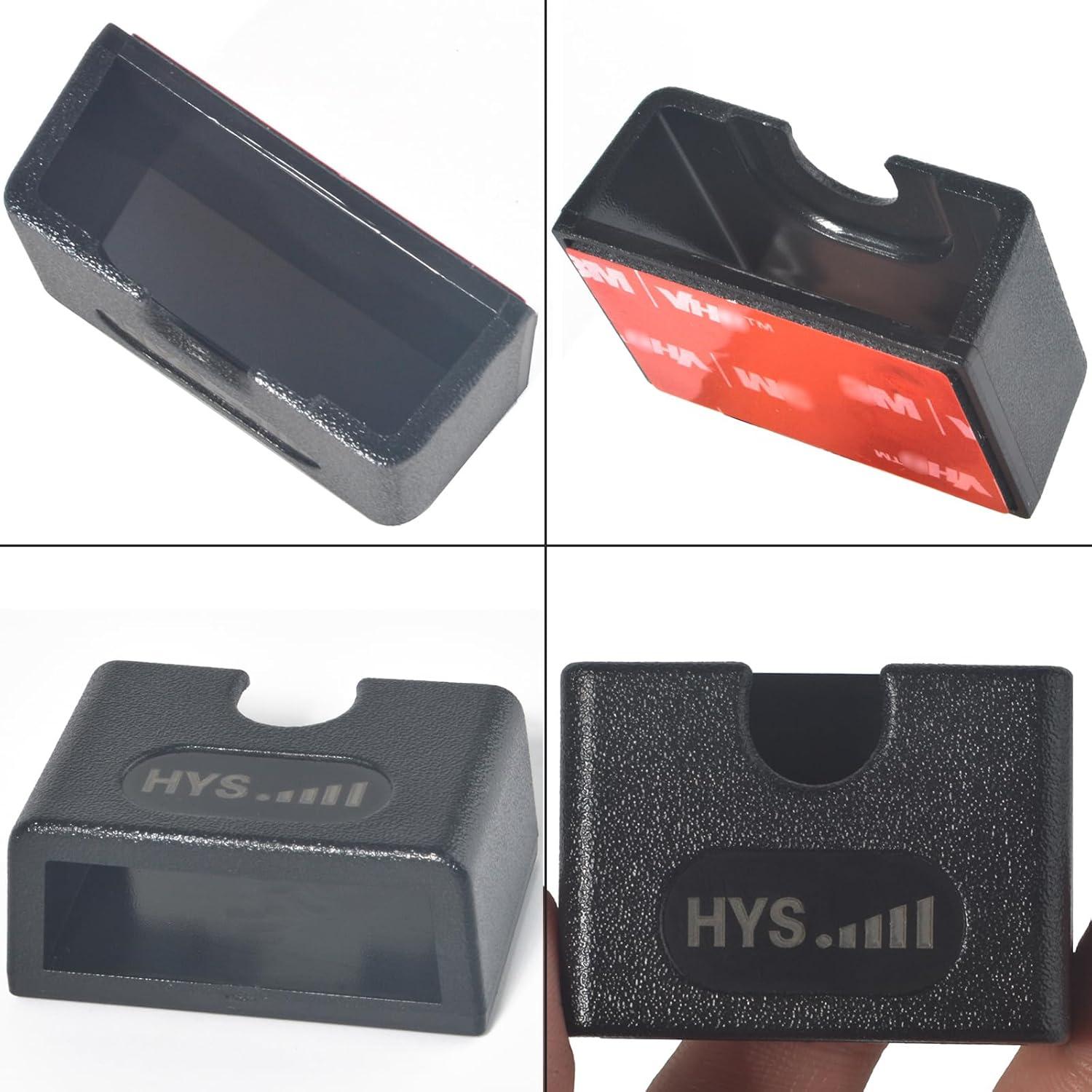 Soporte de Radio HYS PU Adhesivo para Auto y Cintura 4pcs