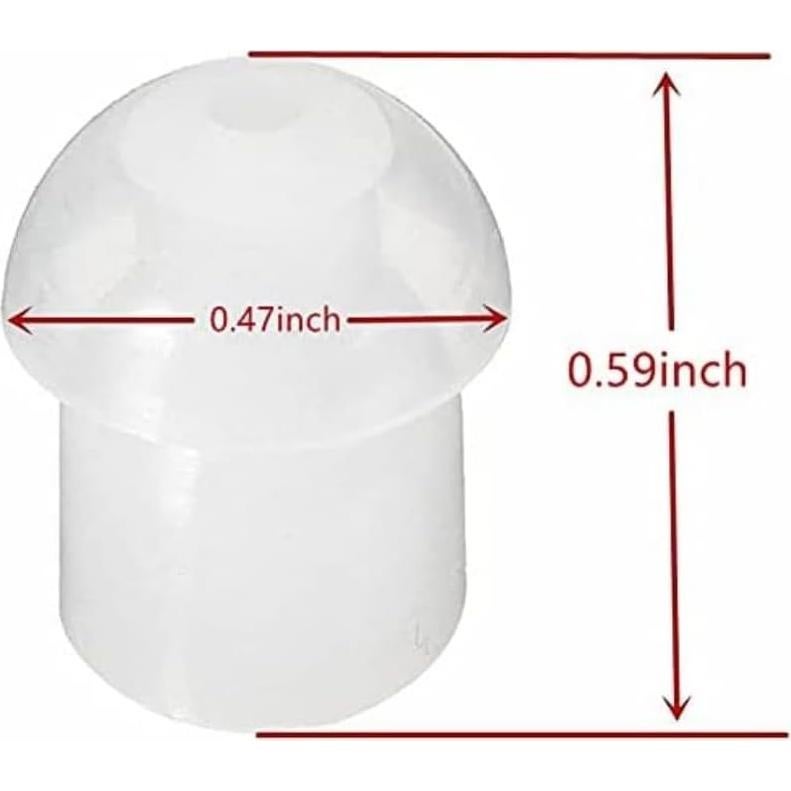 Puntas de Hongo de Silicona para Auriculares Sarcia - 50 Unidades