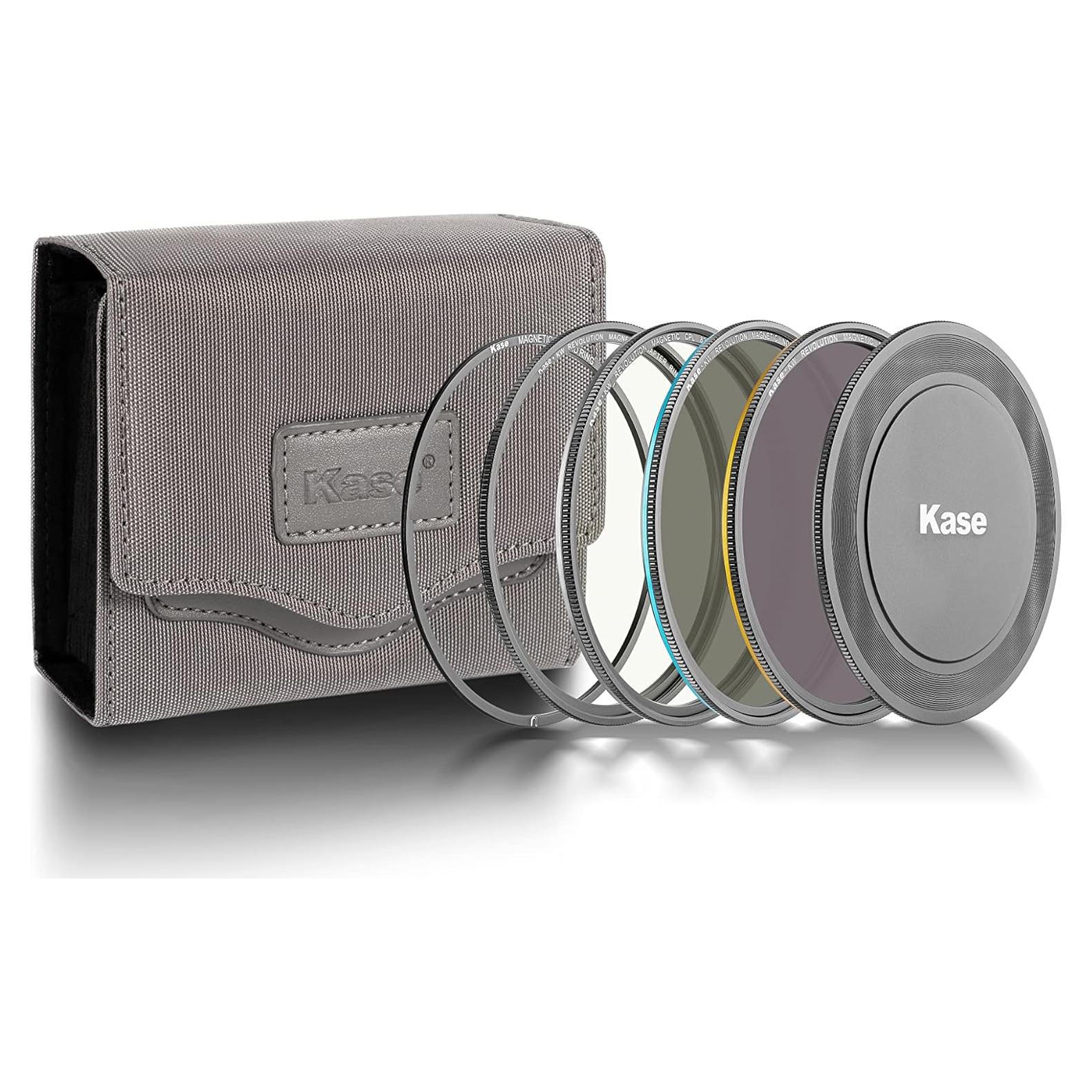 Kit de Filtros Magnéticos Kase Wolverine 82mm CPL ND8 ND64