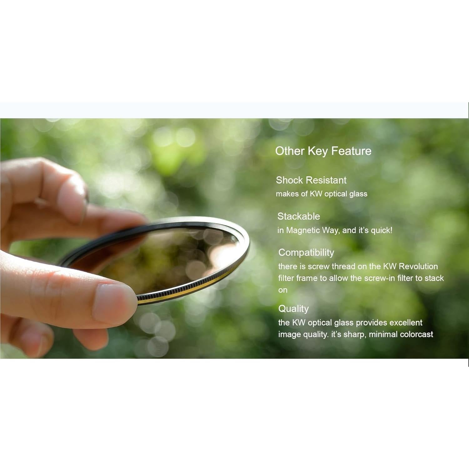 Kit de Filtros Magnéticos Kase Wolverine 82mm CPL ND8 ND64