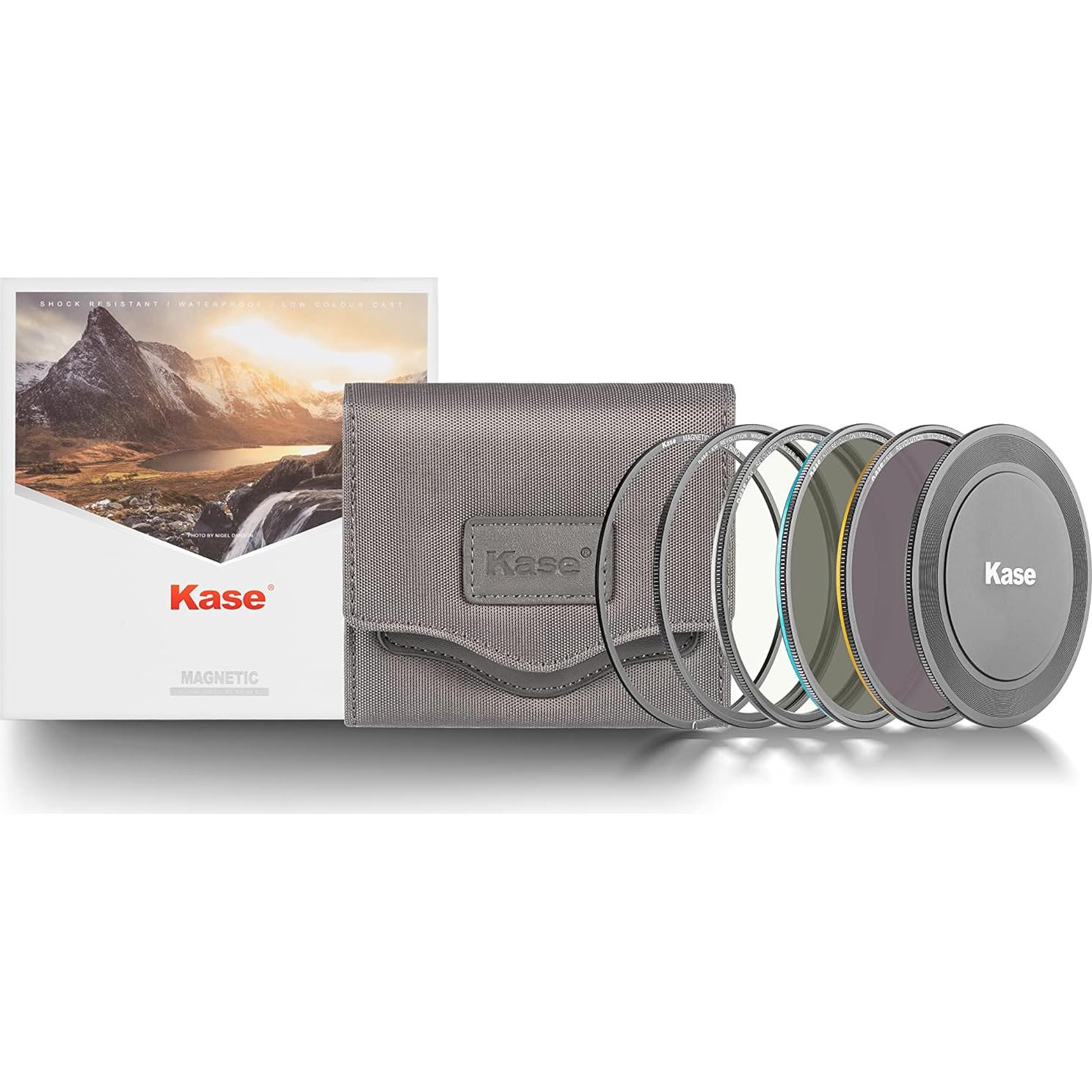 Kit de Filtros Magnéticos Kase Wolverine 82mm CPL ND8 ND64