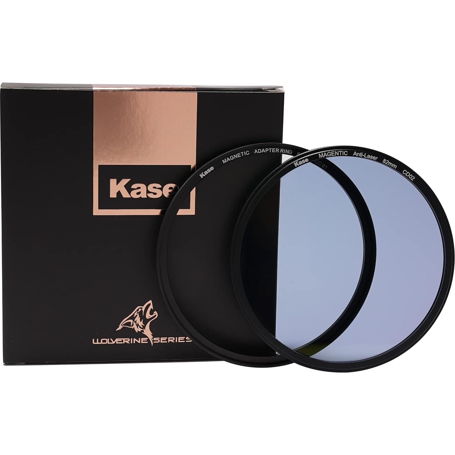 Filtro Anti-Laser Kase Wolverine 82mm con Adaptador Magnético