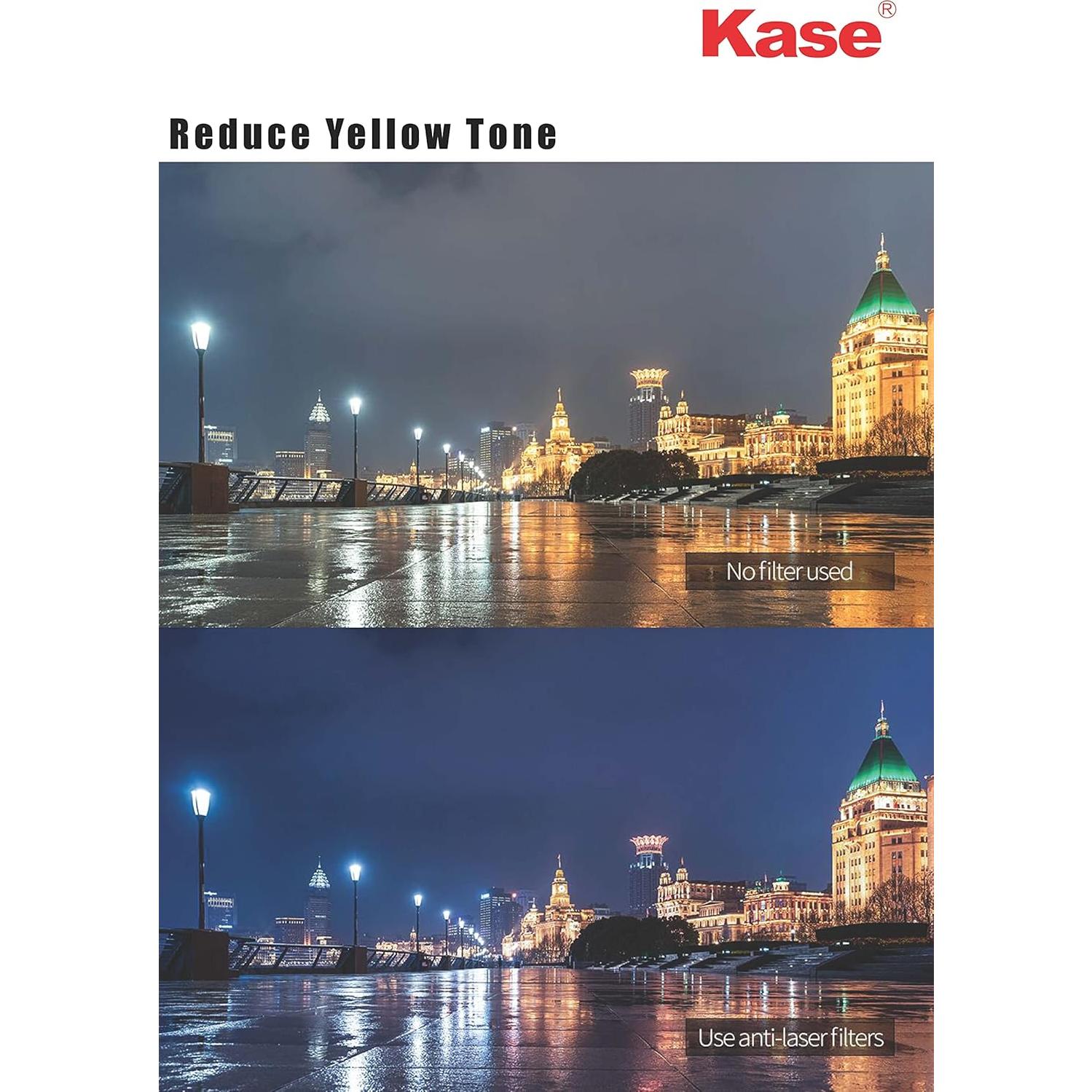 Filtro Anti-Laser Kase Wolverine 82mm con Adaptador Magnético