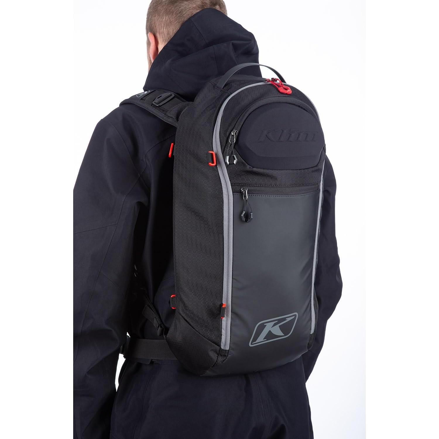 Mochila Técnica KLIM Krew 16L - Negro - Snowmobiling