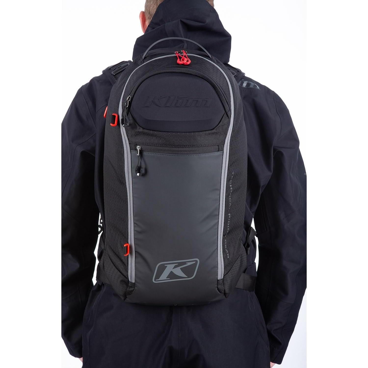 Mochila Técnica KLIM Krew 16L - Negro - Snowmobiling