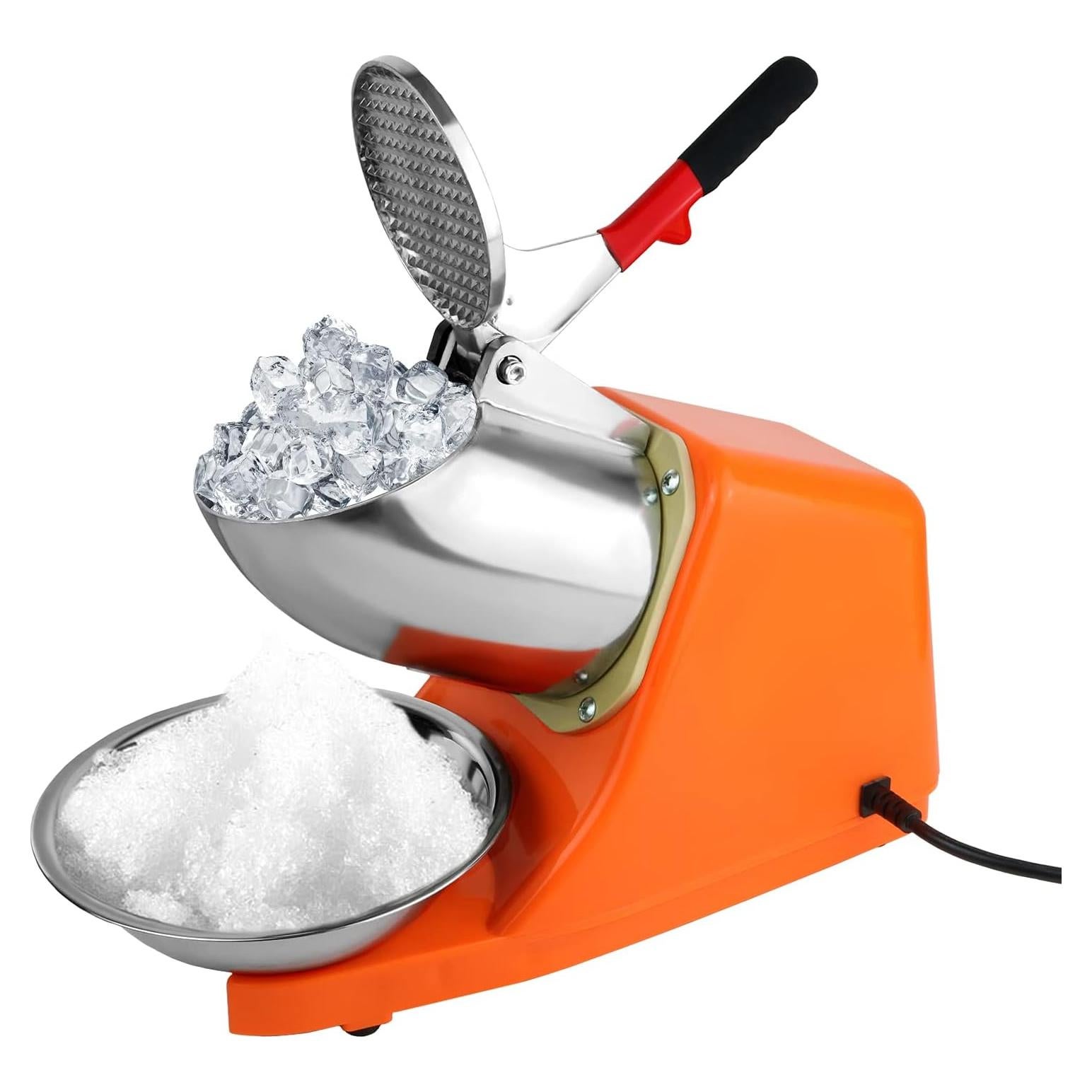 Trituradora de Hielo Eléctrica Tosucs 300W 80kg/h Doble Cuchilla