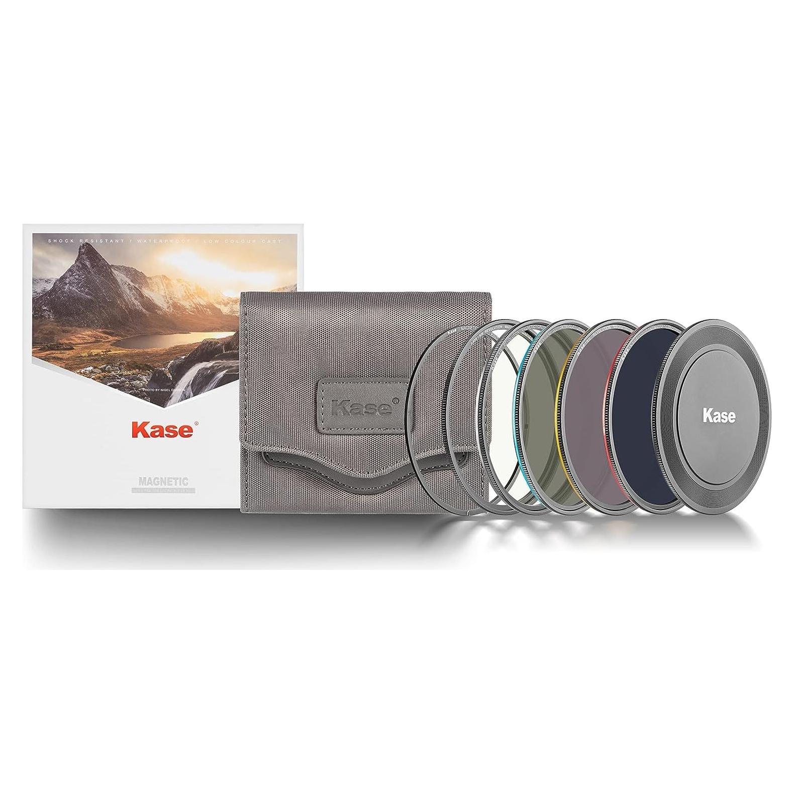 Kit de Filtros ND Magnéticos Kase Wolverine 62mm con CPL y Estuche