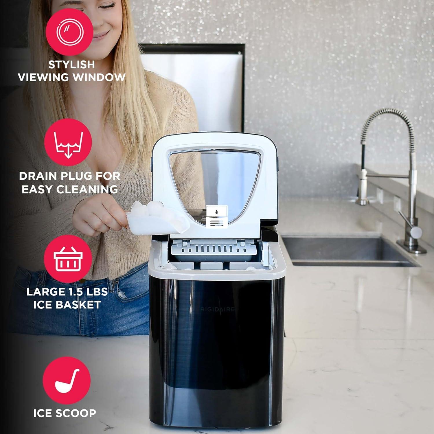 Fabricante de Hielo Frigidaire EFIC123-SSBLACK 11.79 kg/día