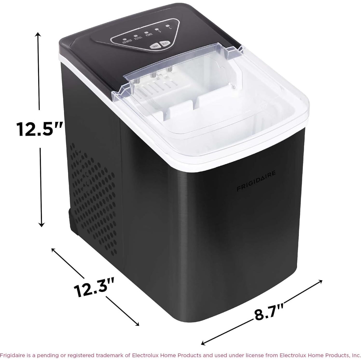 Fabricante de Hielo Frigidaire EFIC123-SSBLACK 11.79 kg/día