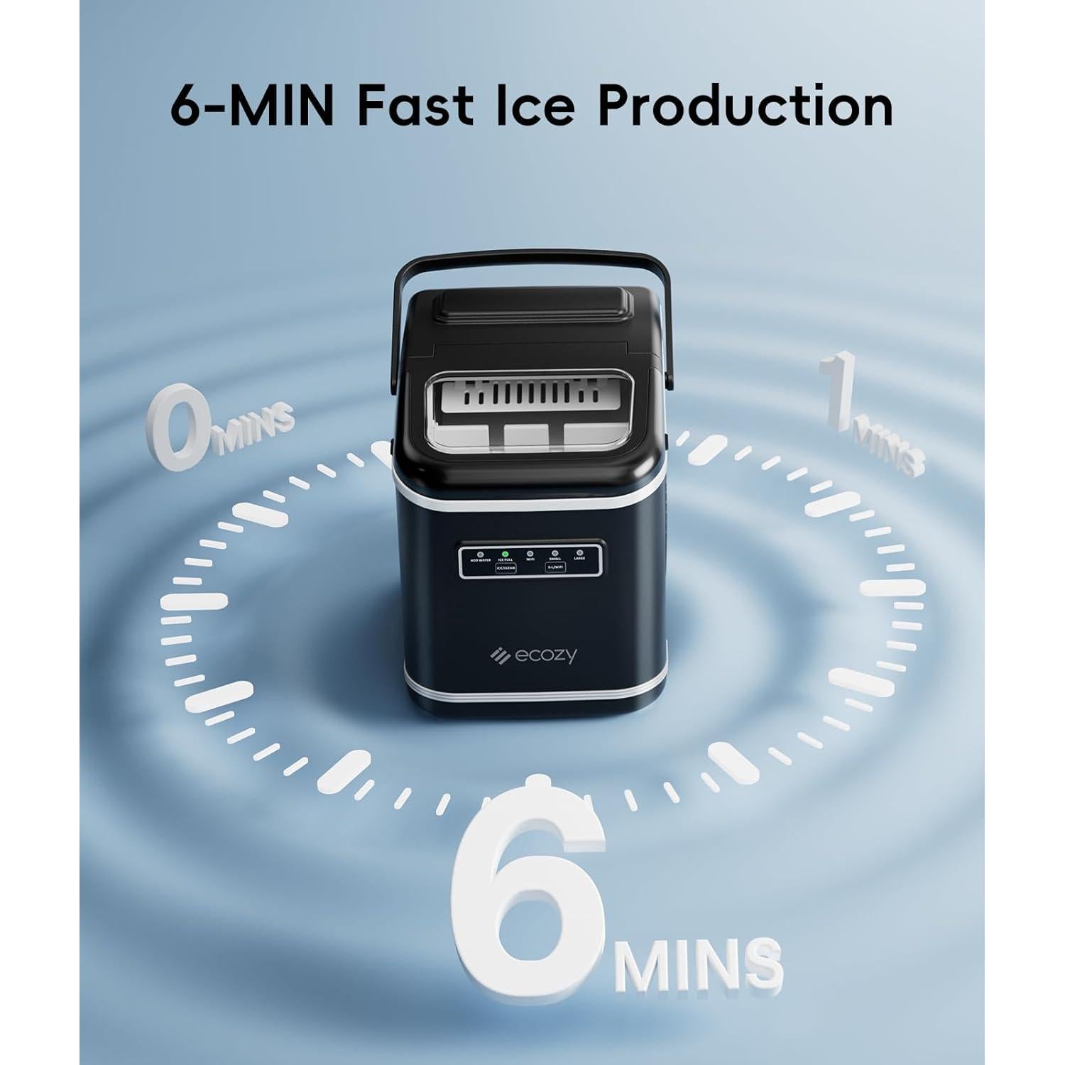 Fabricador de Hielo Ecozy IM-BS261B 11.79 kg/24h Control App