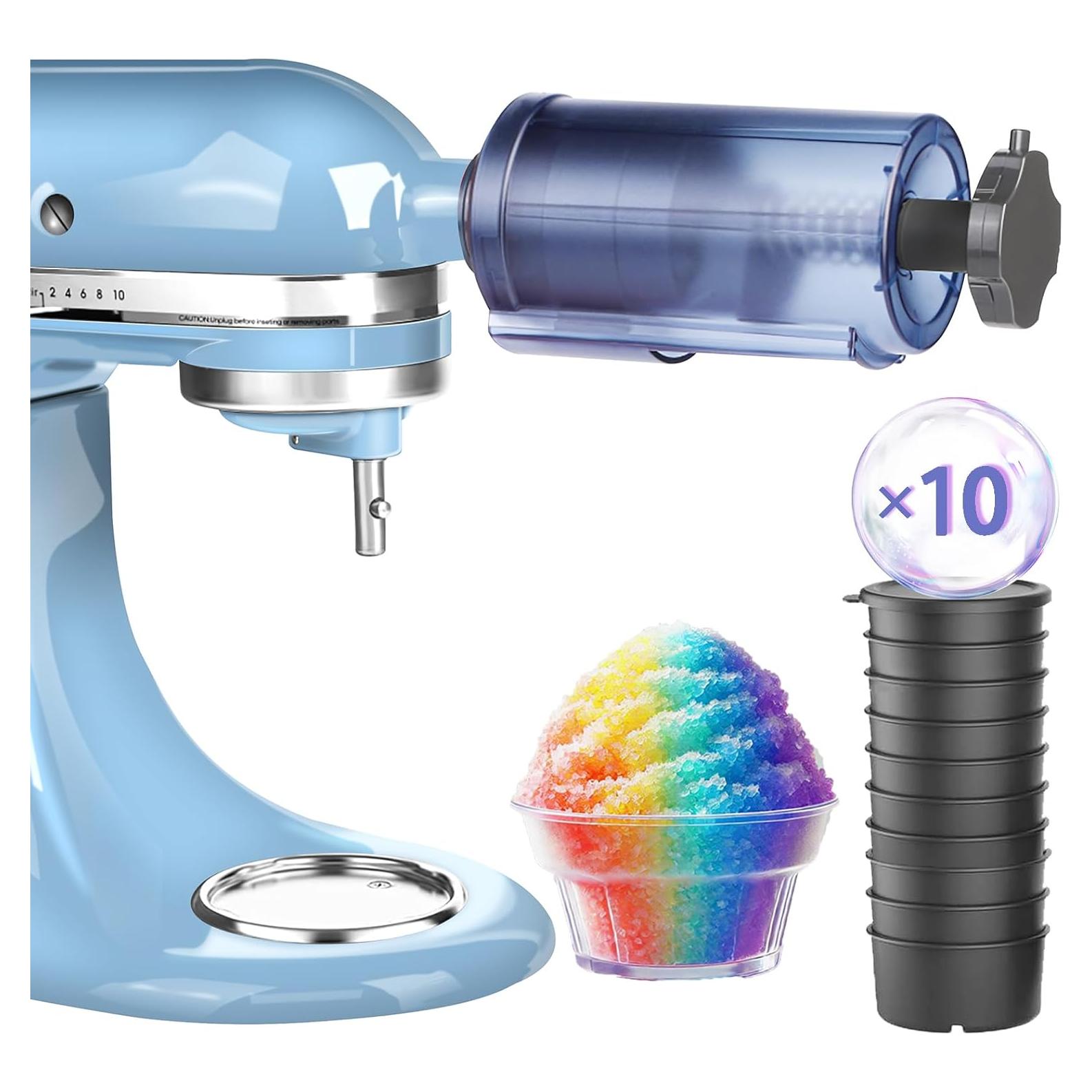 Accesorio de Hielo Raspado FORTHEAL para Kitchen Aid 10 Moldes