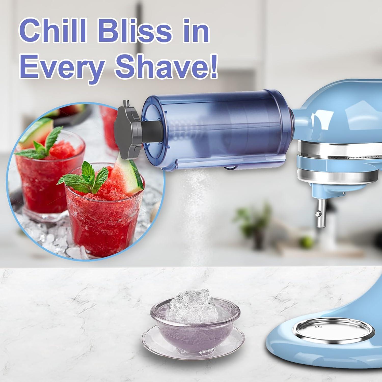 Accesorio de Hielo Raspado FORTHEAL para Kitchen Aid 10 Moldes