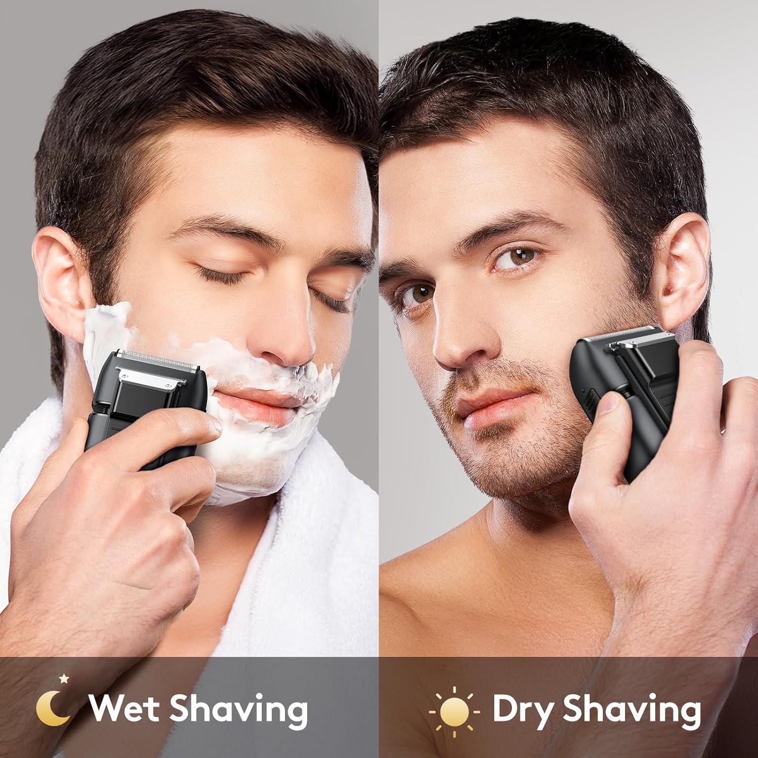 Afeitadora Eléctrica Brightup BT-S03 para Hombres - Afeitado Suave y Preciso