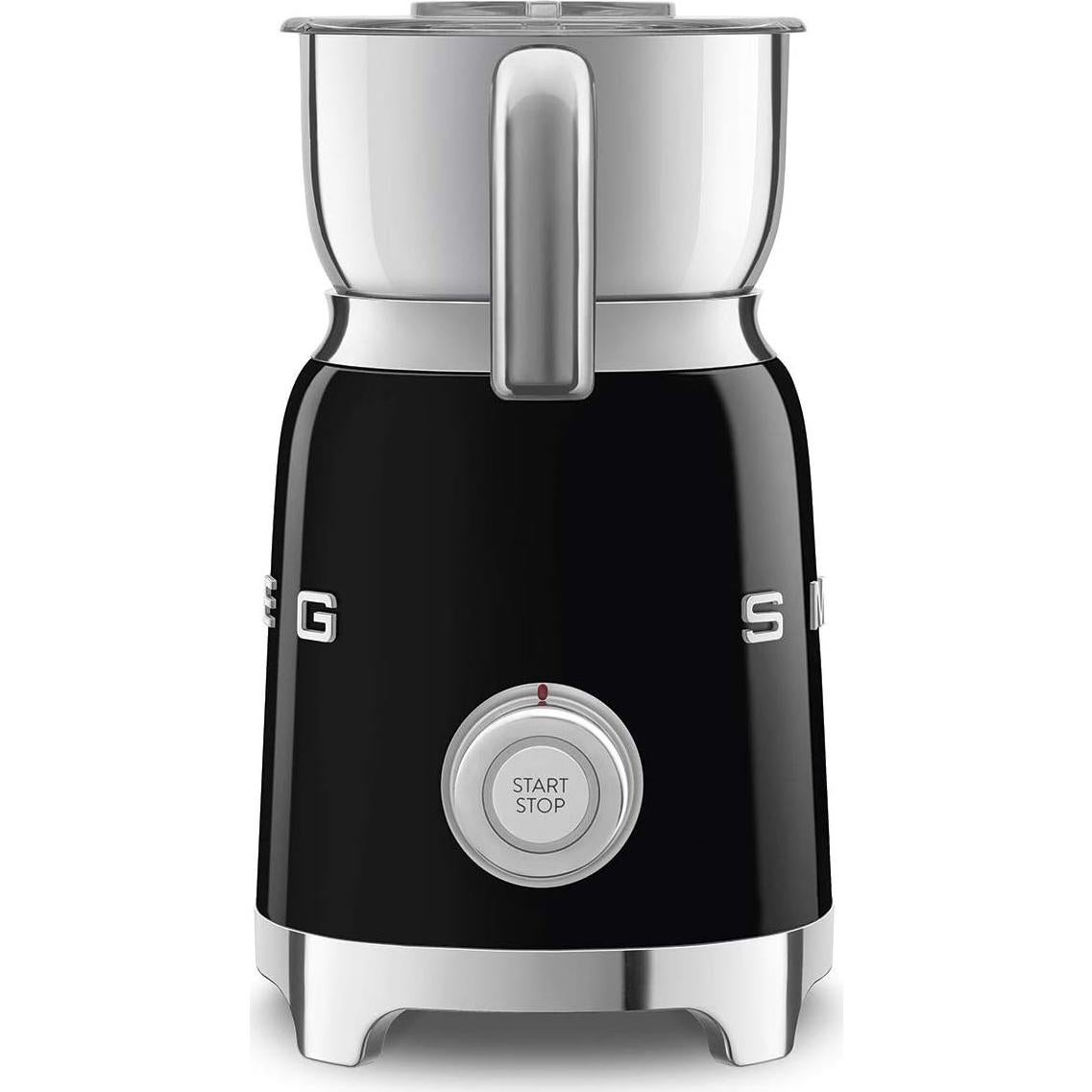 Espumador de Leche SMEG Retro 590 ml Acero Inoxidable Negro