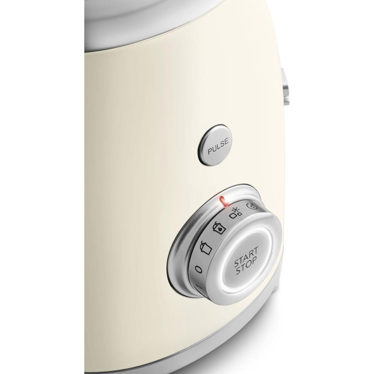 Licuadora SMEG BLF03 Retro 600W 1.5L Crema - 3 Velocidades