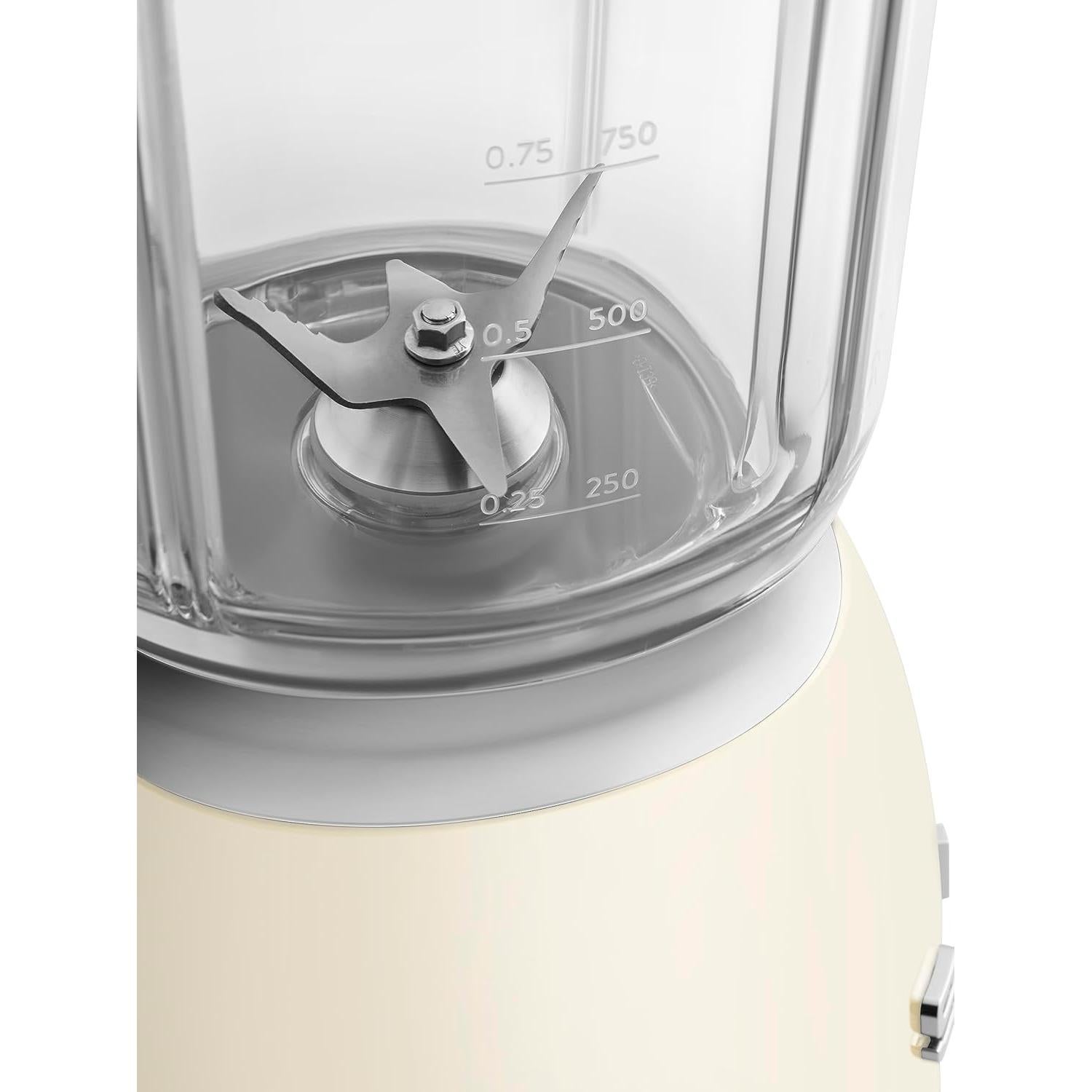 Licuadora SMEG BLF03 Retro 600W 1.5L Crema - 3 Velocidades
