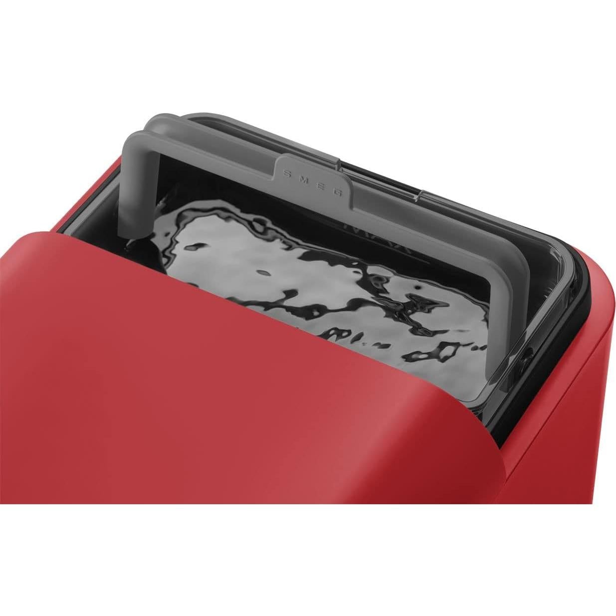 Máquina de Café Automática Smeg BCC02 Roja con Espumador