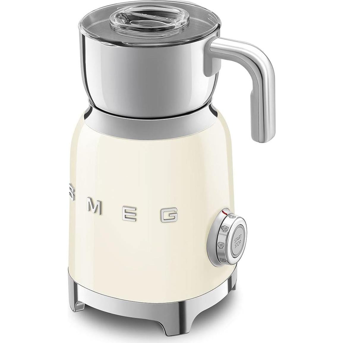 Espumador de Leche Smeg MFF01 Retro 500W Crema 591ml