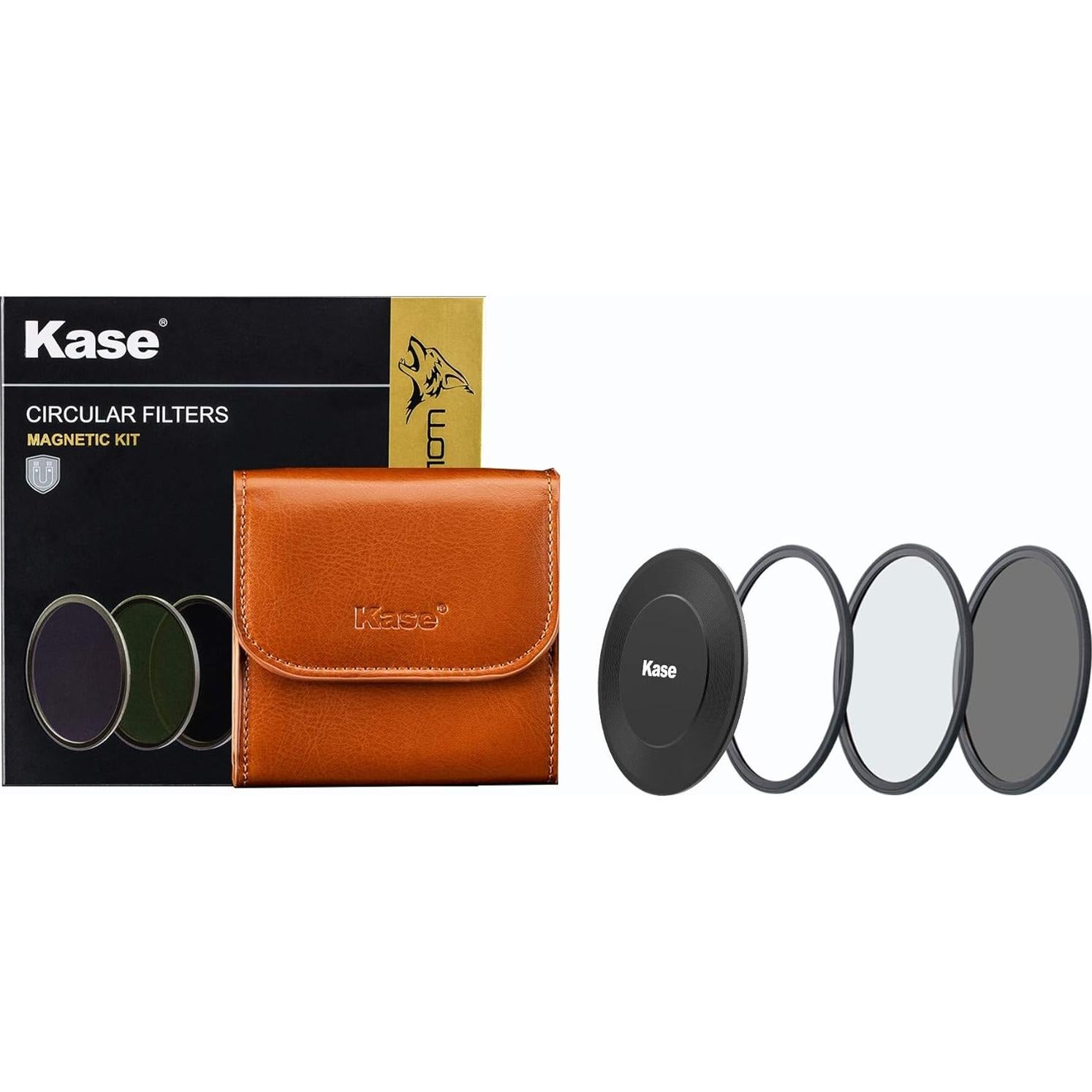 Filtro de Vidrio Óptico Templado Kase Wolverine 72mm Kit